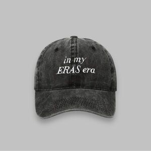 TAYLOR SWIFT Inspired In my ERAS Era‎ baseball cap Embroidered Gift Dark Grey 🏰